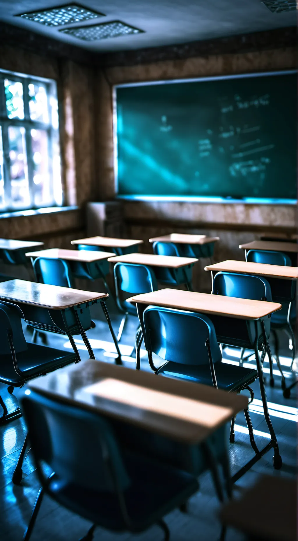 ai character: Classroom  background