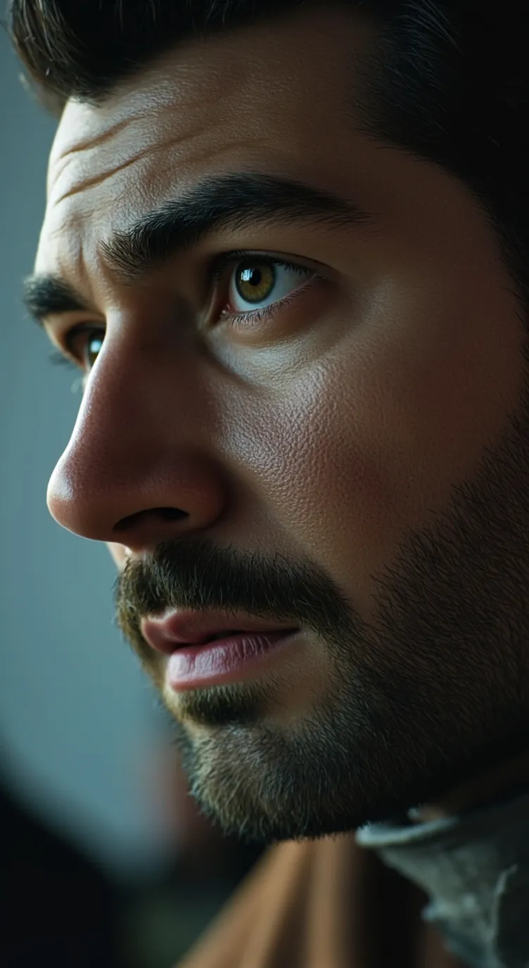 ai character: focus background