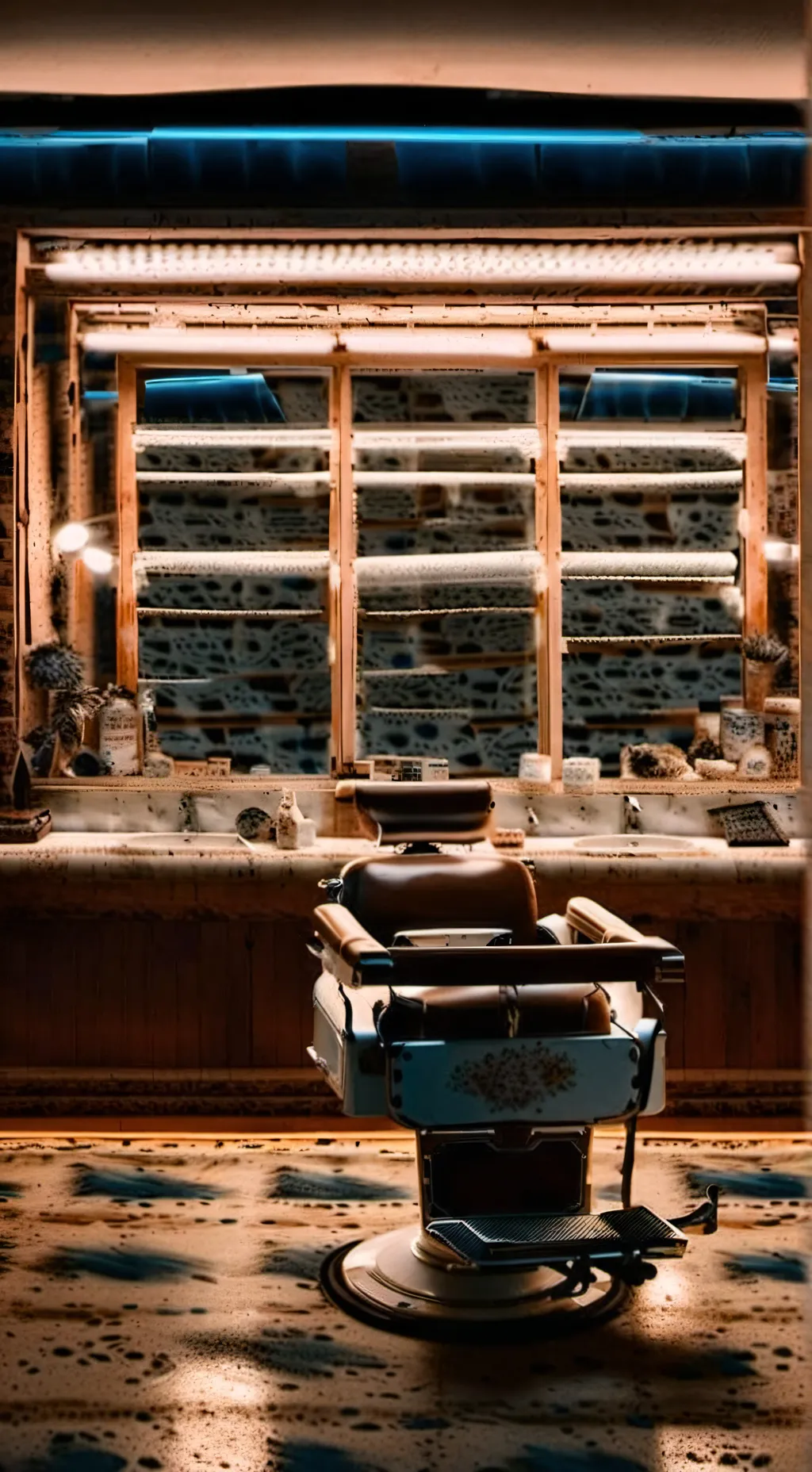 ai character: Two time vs barber background