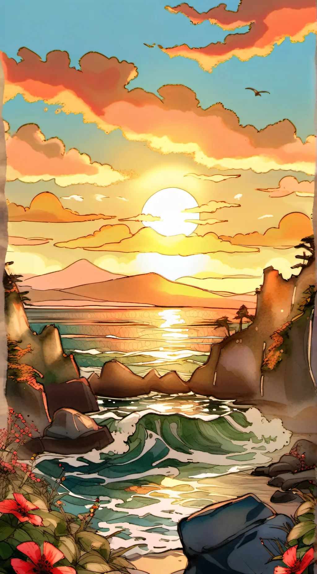 ai character: Shoto Todoroki background