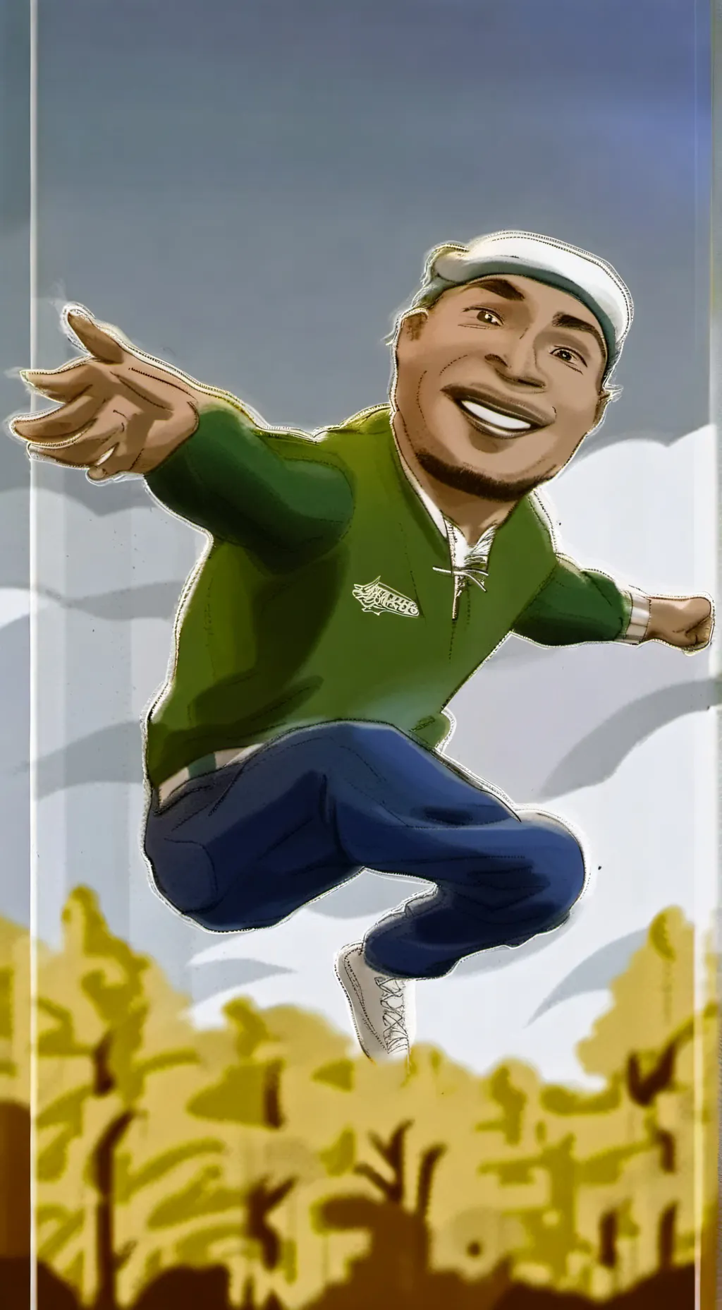 ai character: бабуин background