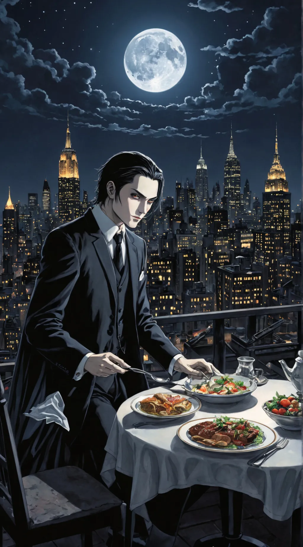 ai character: Lucien background