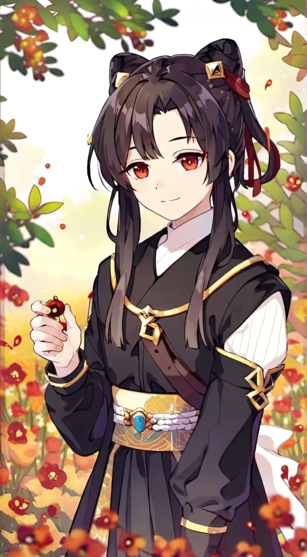 ai character: tokito x t/n background