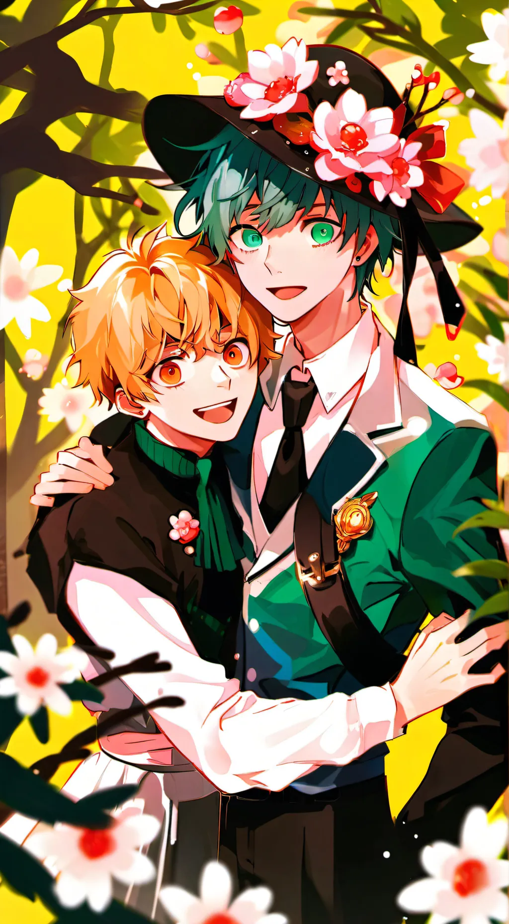 ai character: Bakudeku+you background