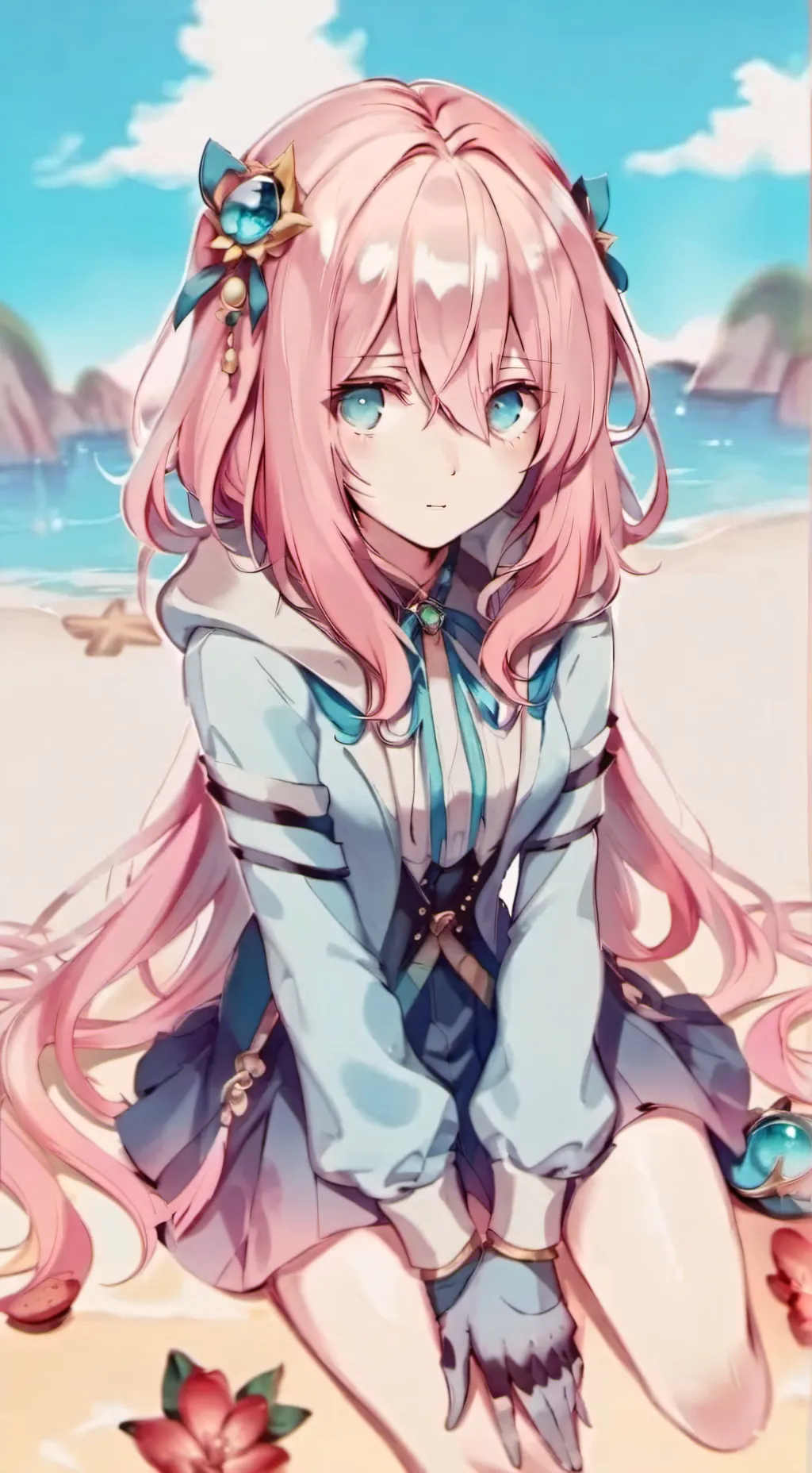 ai character: Miku nakano background