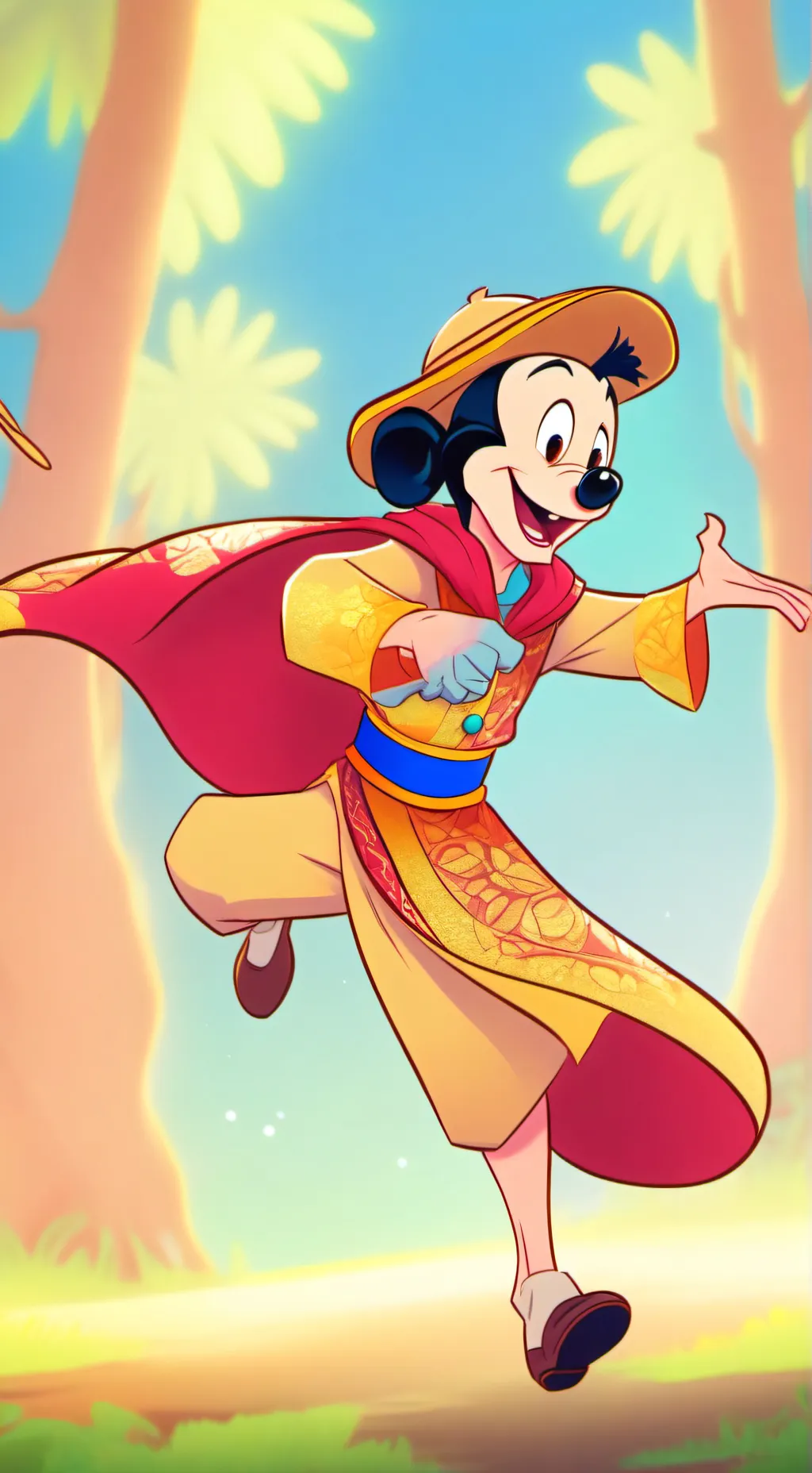 ai character: INFINITY GOD  background