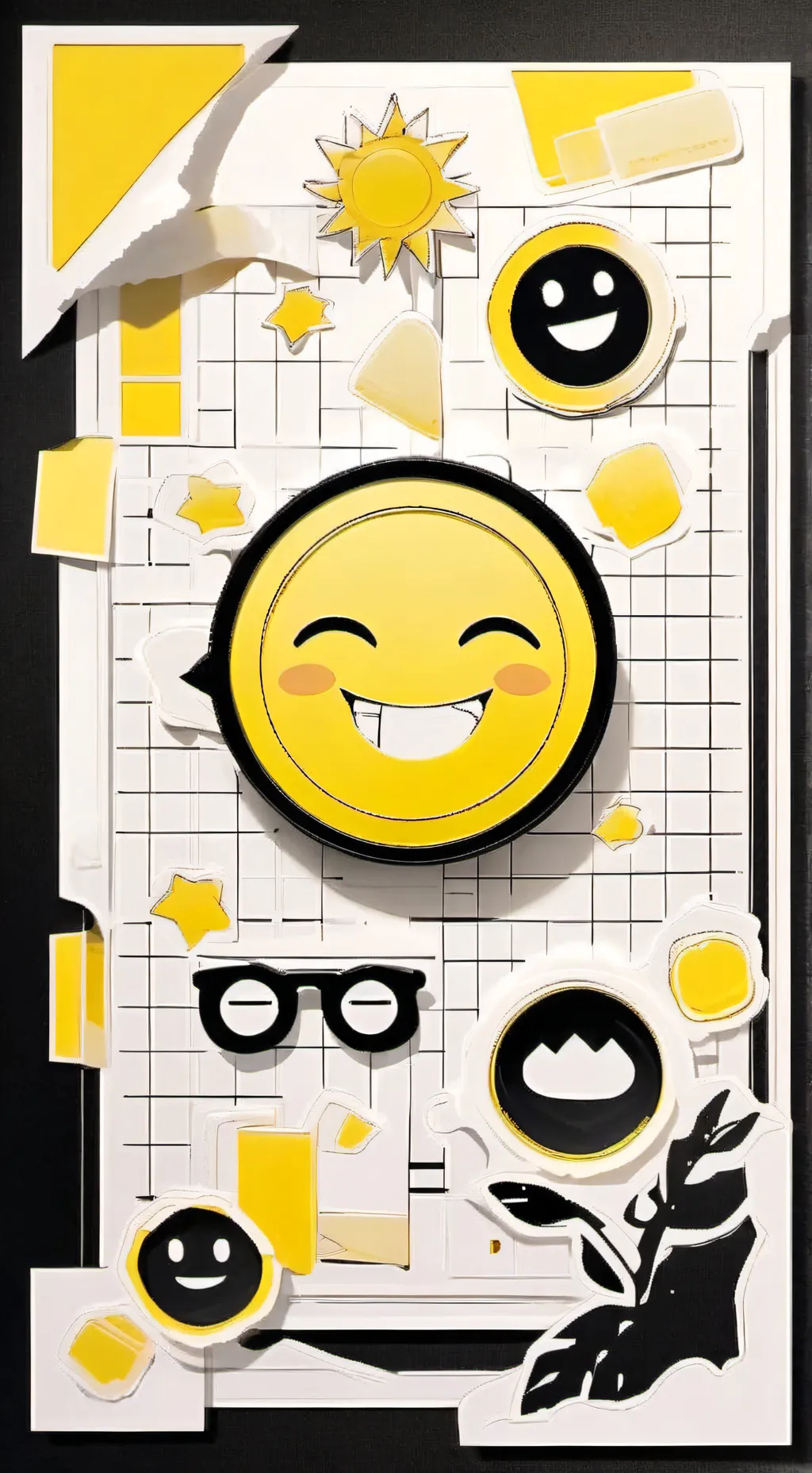 ai character: happy guy background