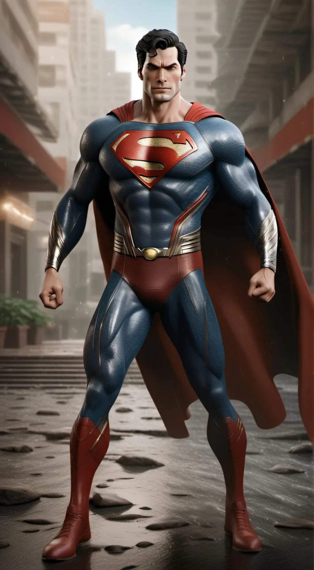 ai character: Superman background