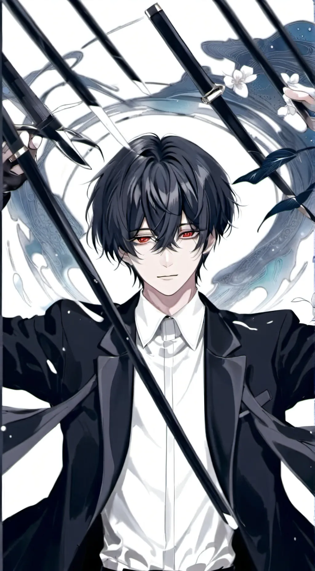 ai character: ❄️🩵~GLIRU~🩵❄️ background