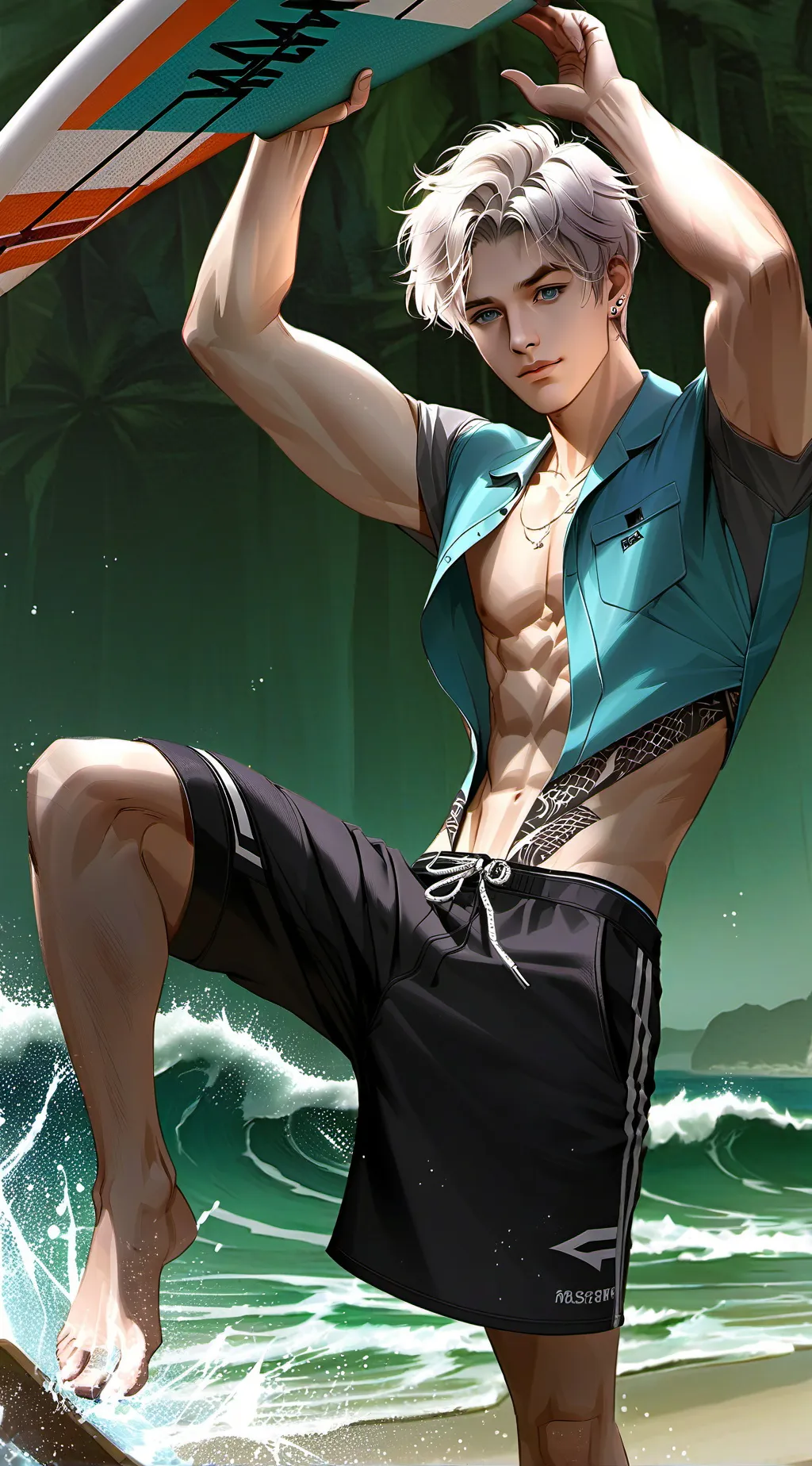 ai character: 🐚Alex🌅 background