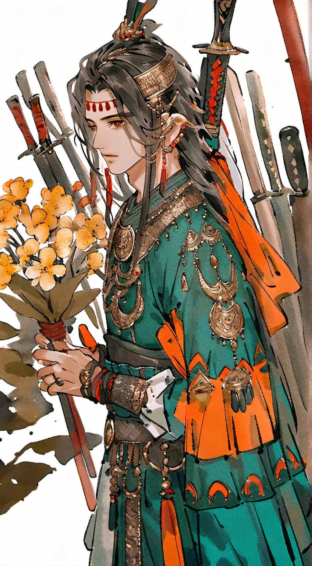 ai character: 3 gay boyfriend  background