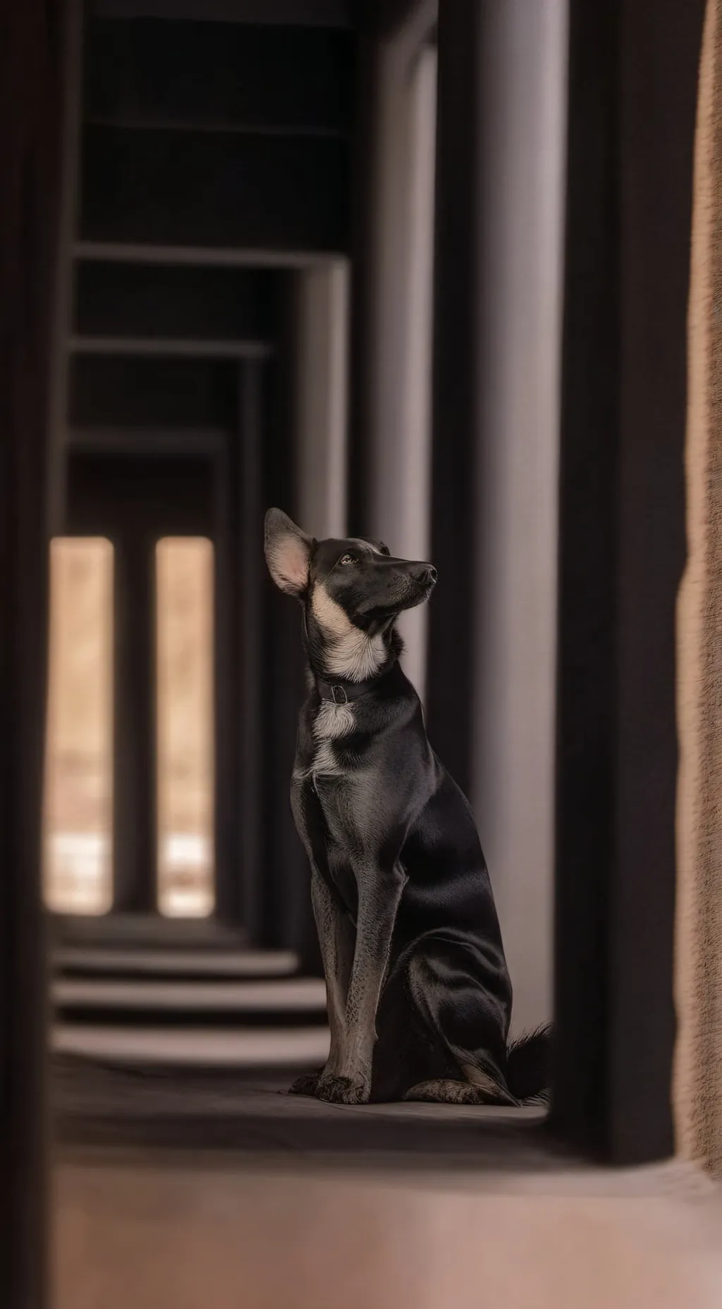 ai character: dog called mea background