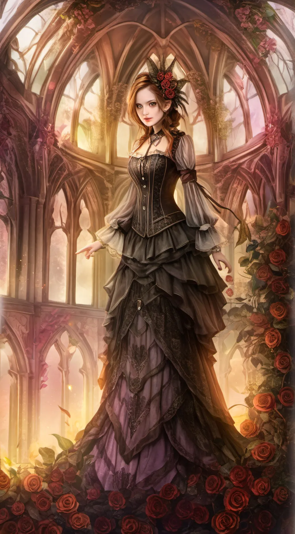 ai character: angelica background