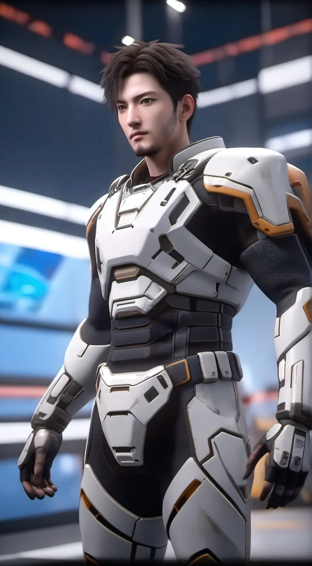 ai character: xd  background