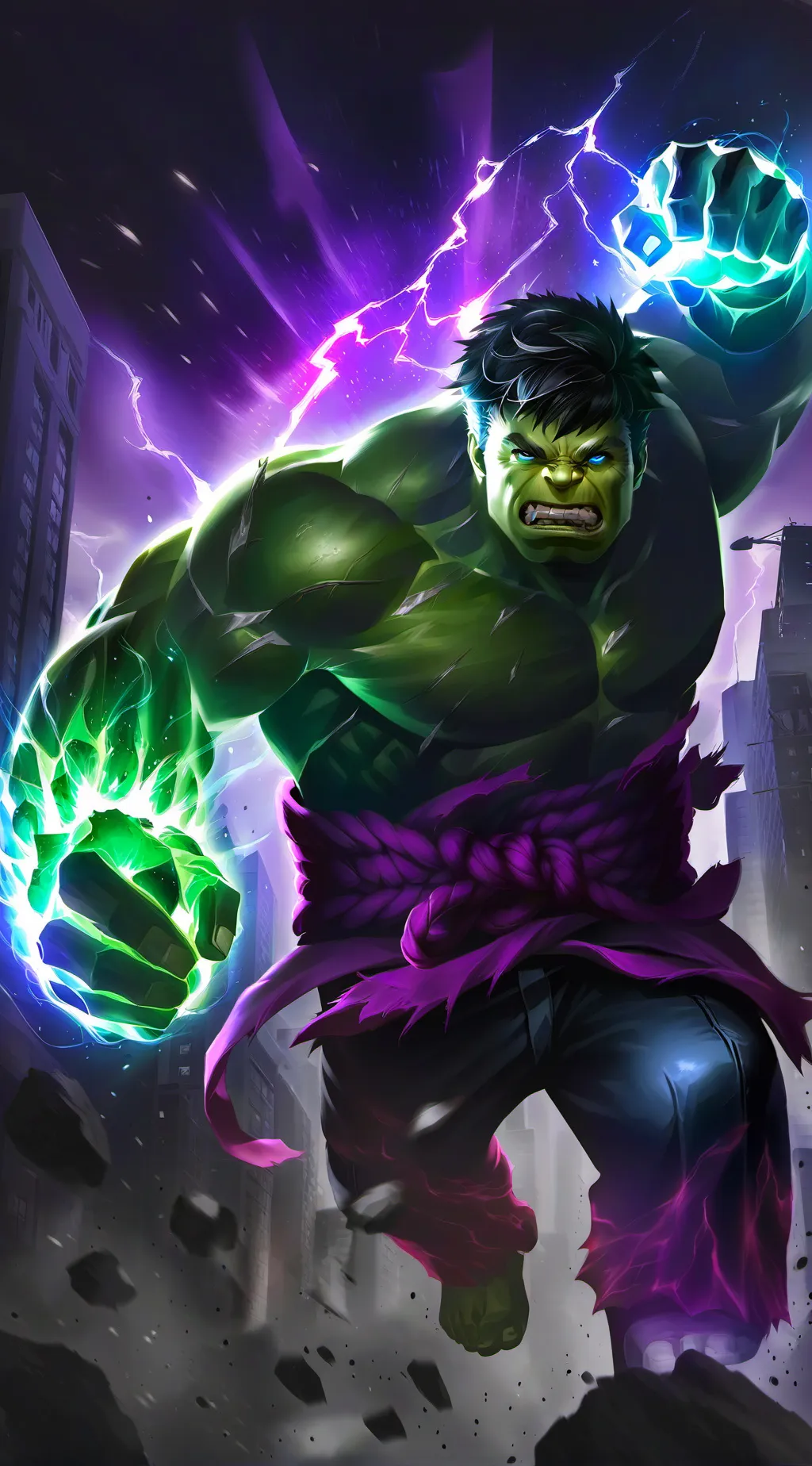ai character: hulk background