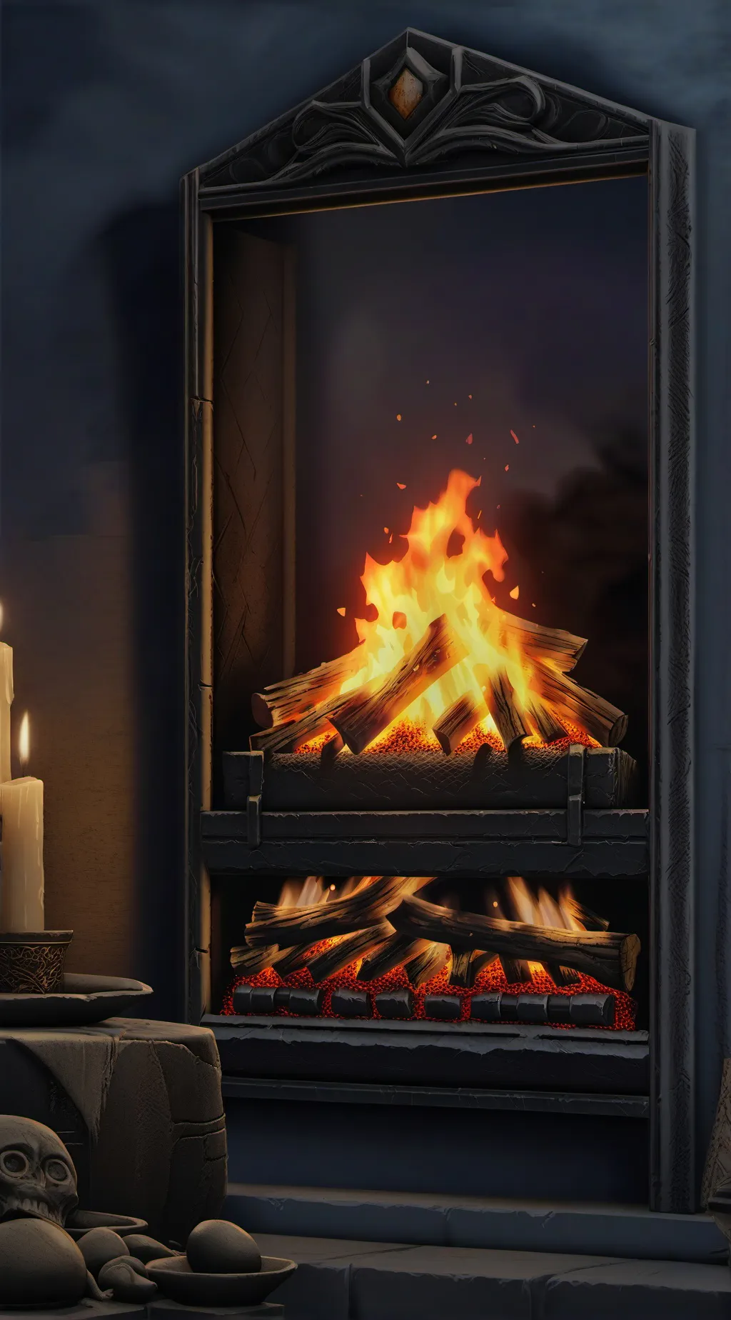 ai character: Mrs.cha  background