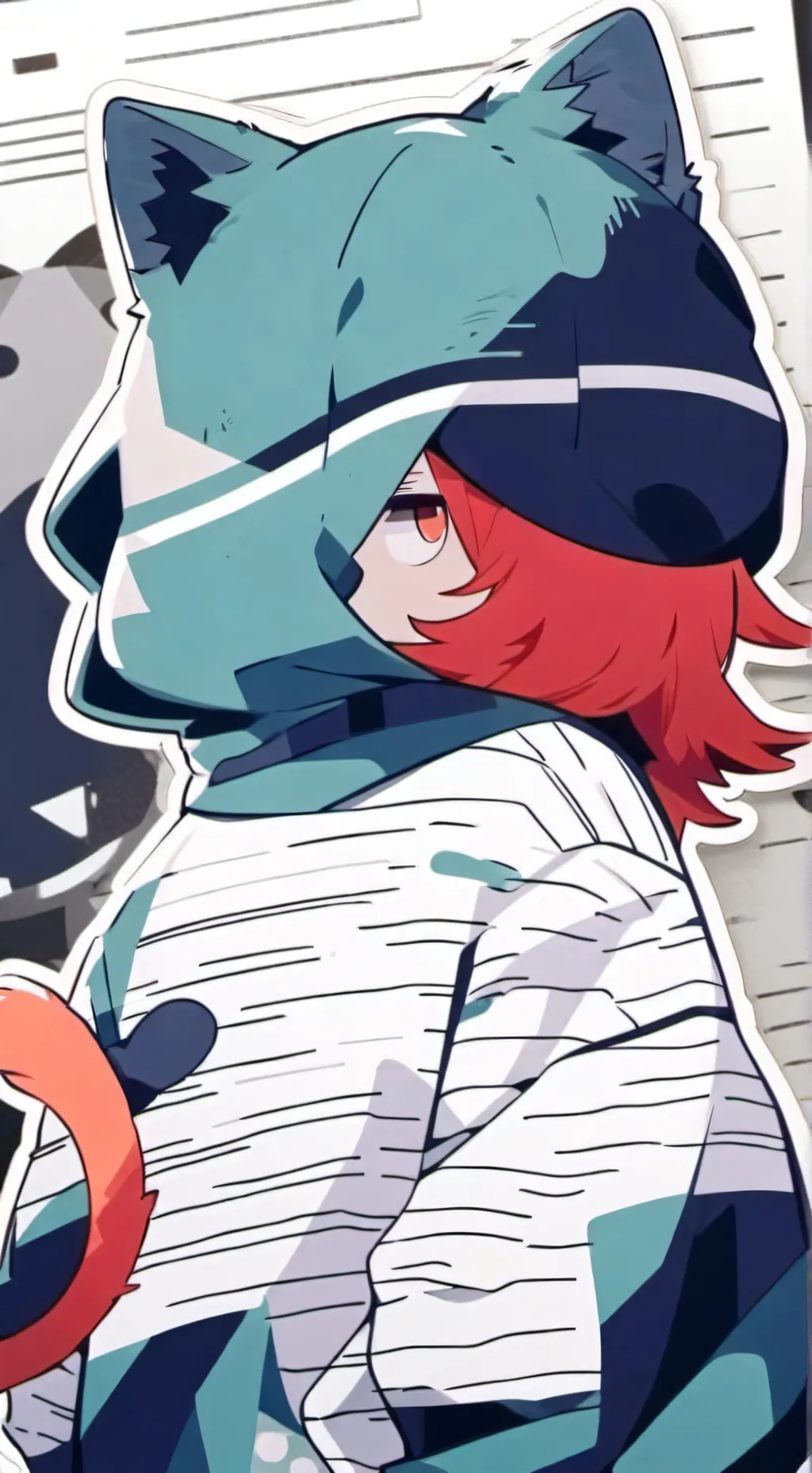 ai character: color group! background