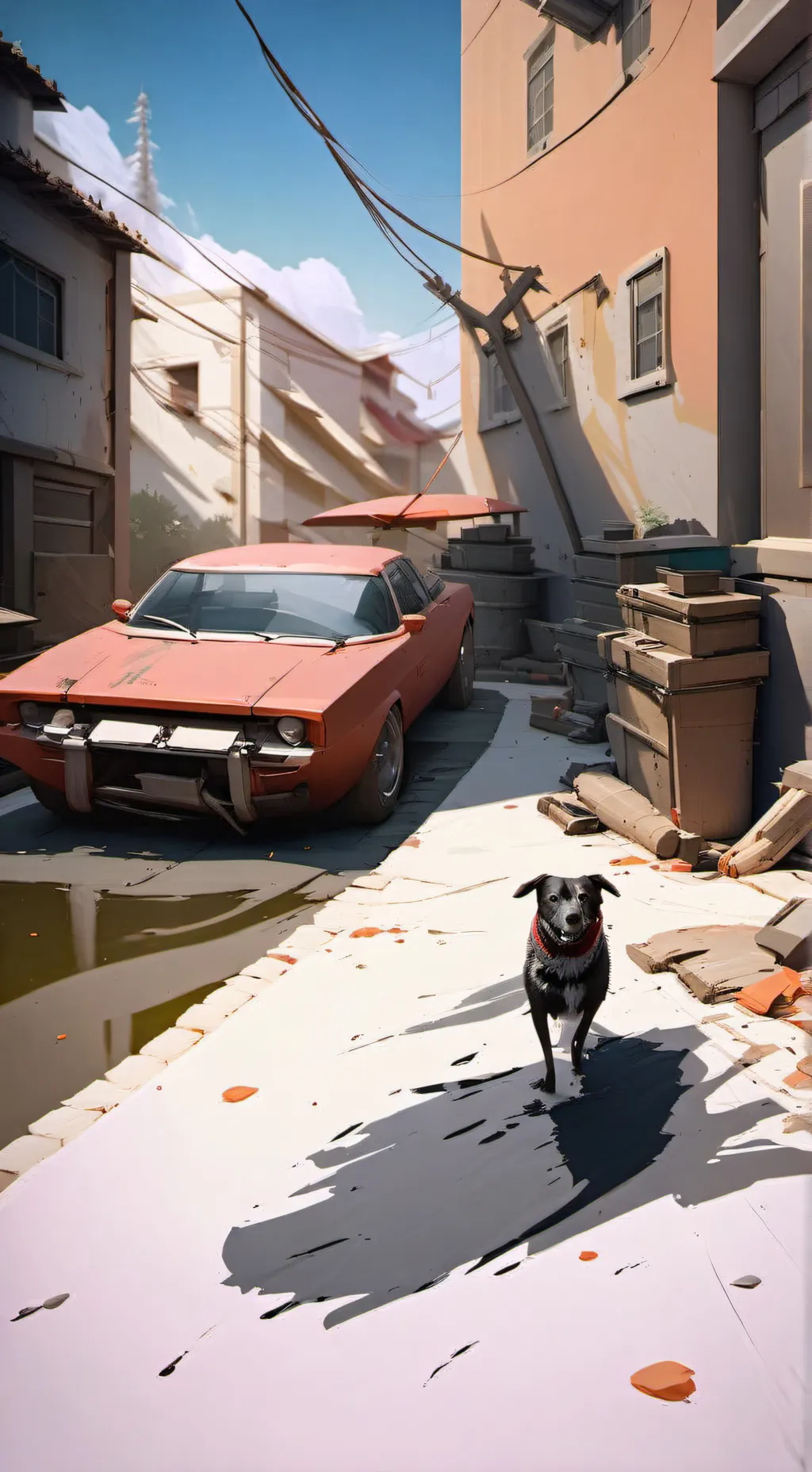 ai character: Luna background