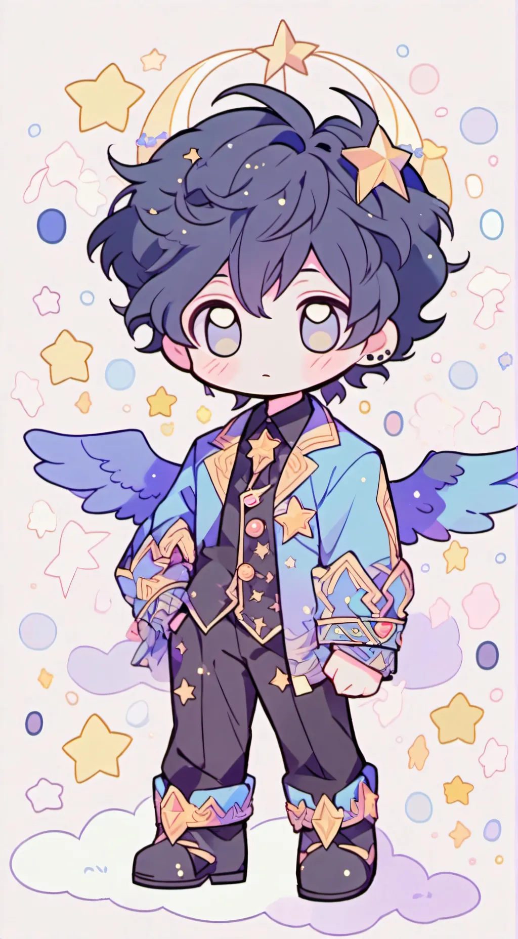 ai character: Stargazer background