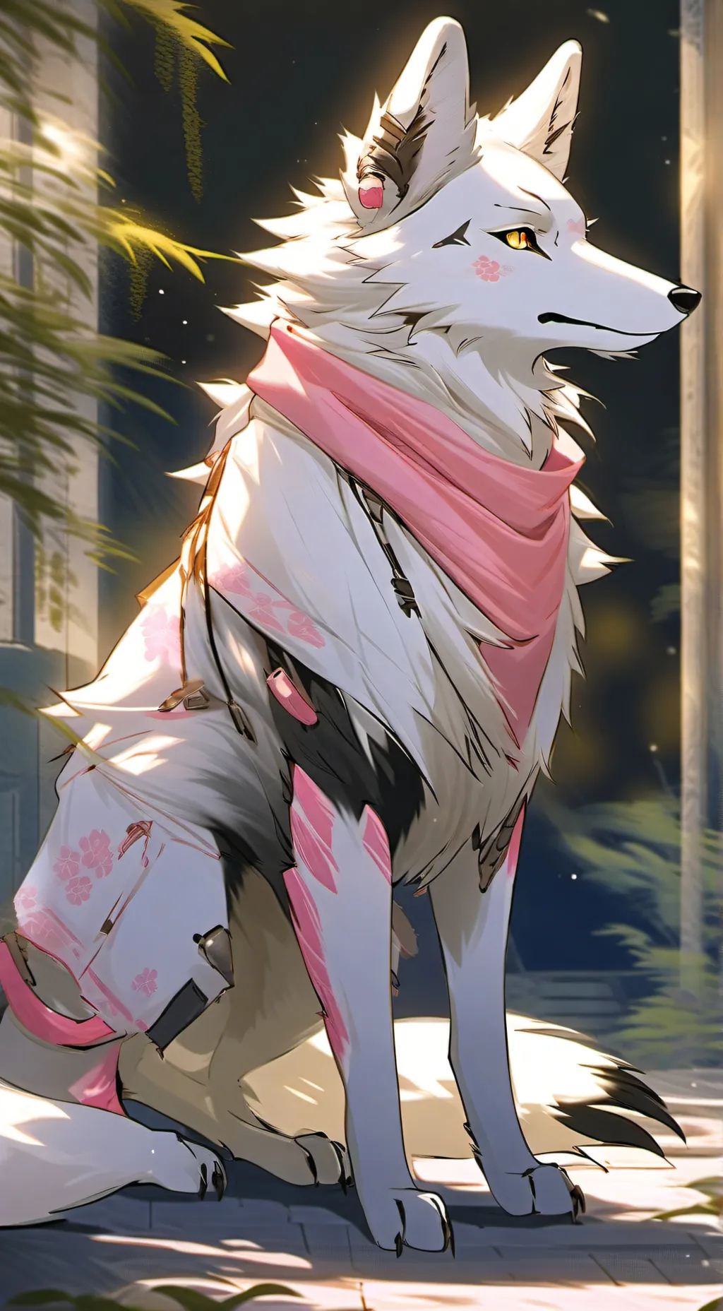 ai character: Funtime foxy  background