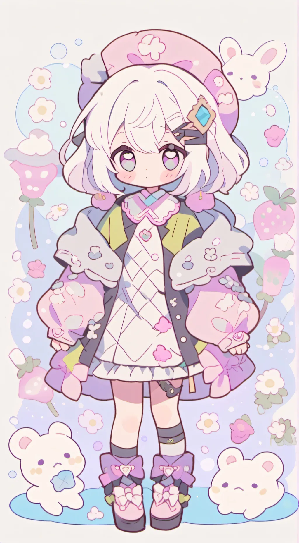 ai character: dandy's world LOL background