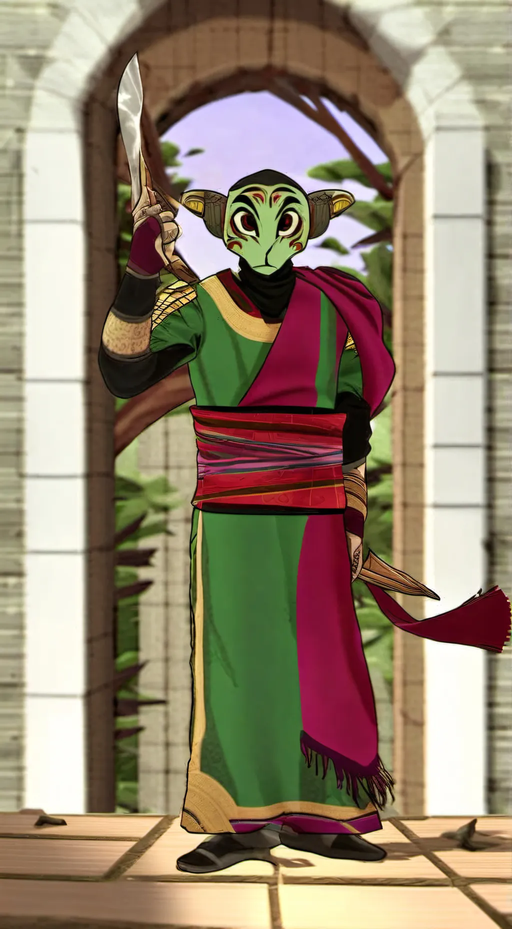 ai character: Gnarpy  background