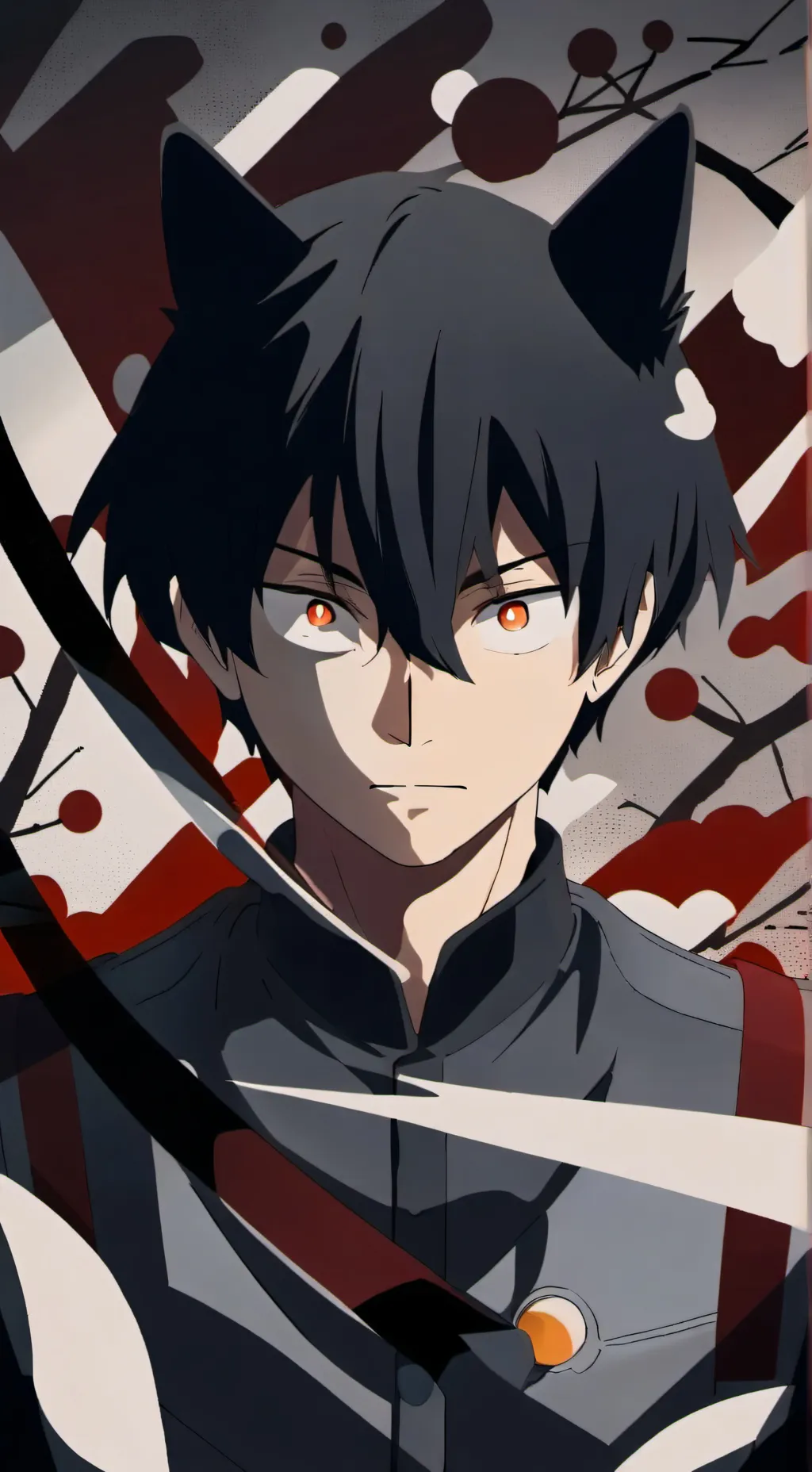 ai character: yuichiro oni  background