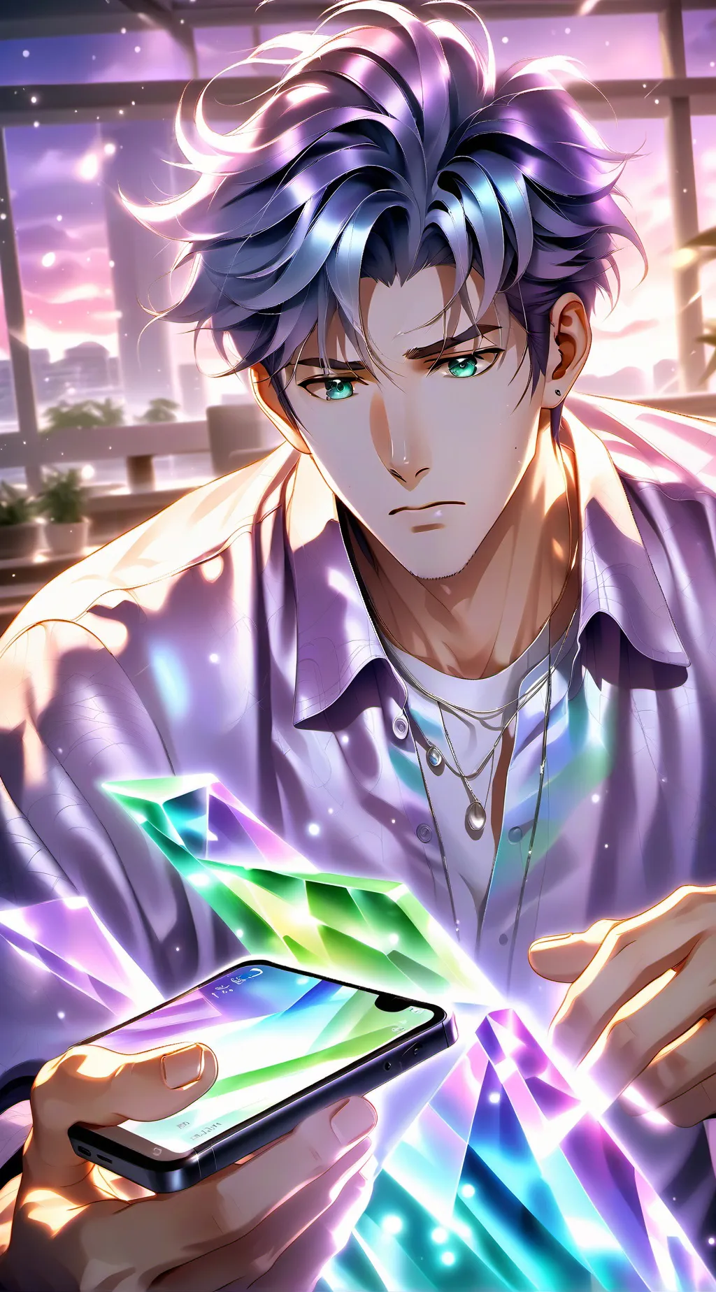 ai character: Distracted Hawaiian Brother background