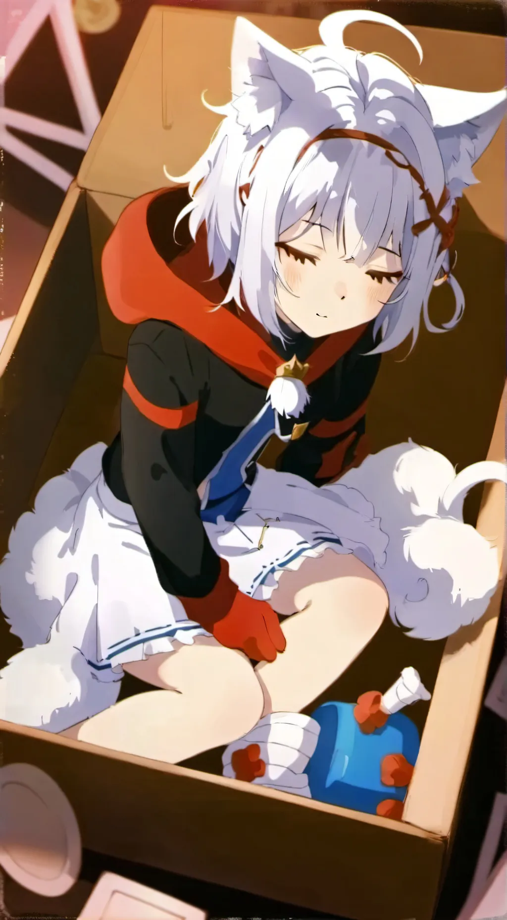 ai character: sky background