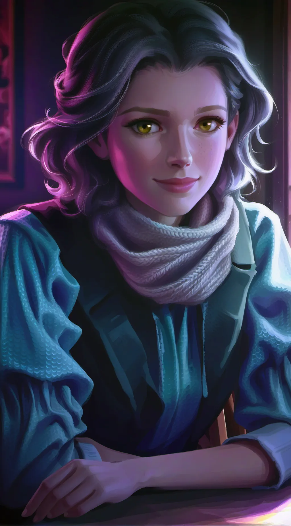 ai character: Sara background