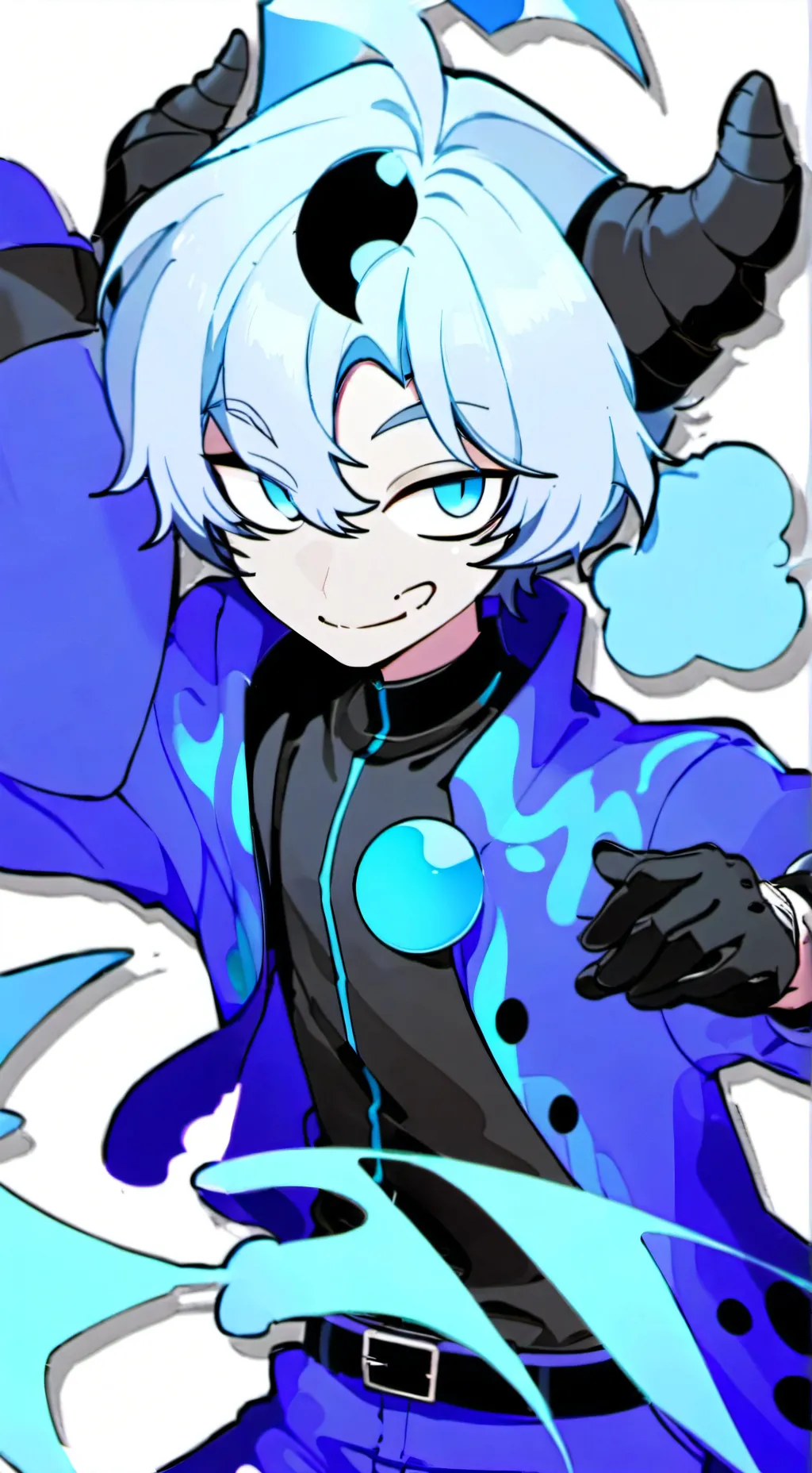 ai character: Shadow Milk cookie background