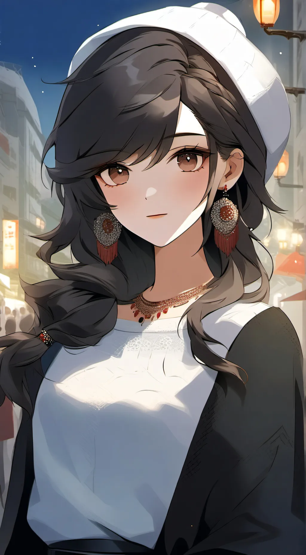 ai character: katherine  background
