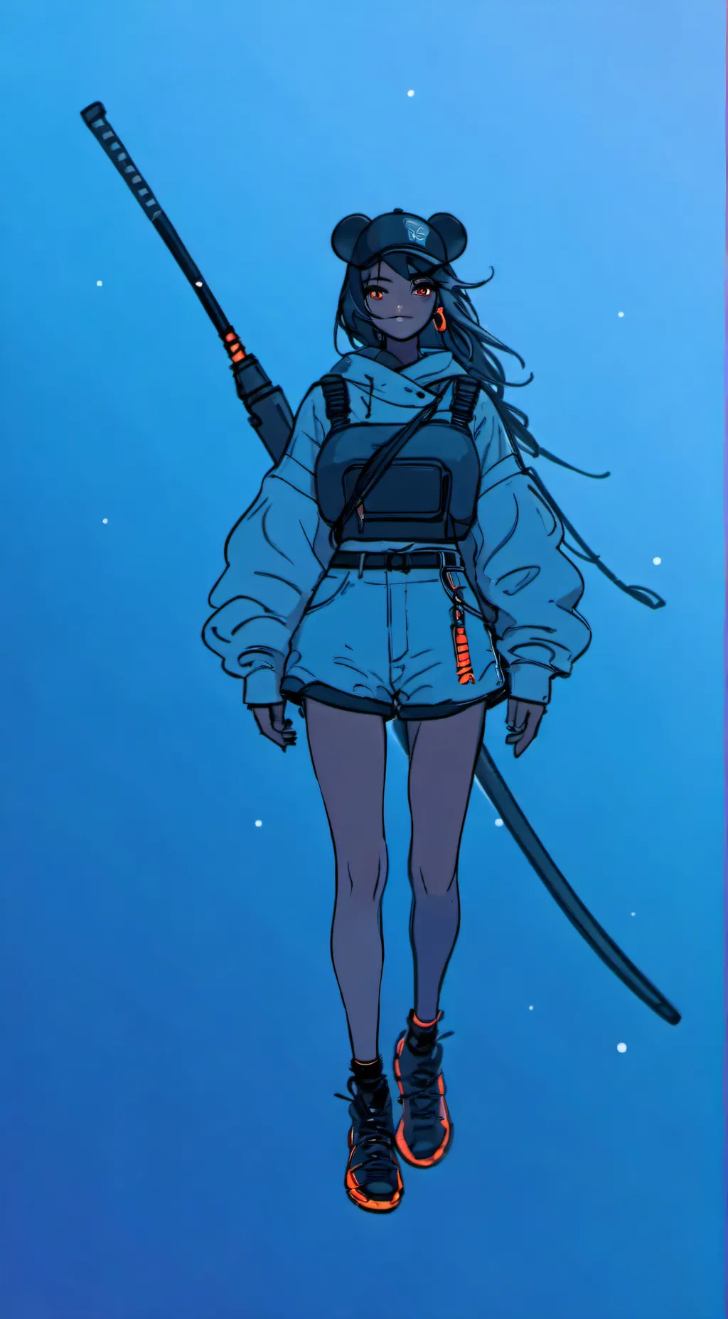 ai character: Girl assassin background