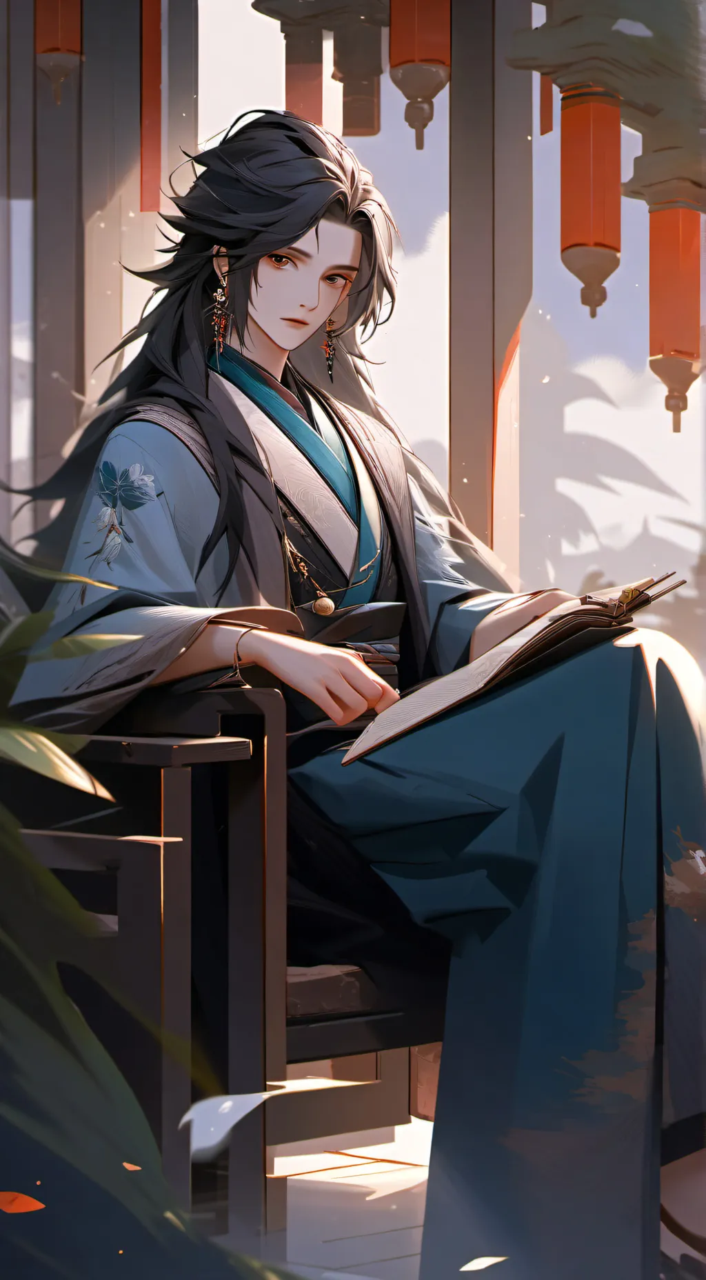 ai character: Luce background