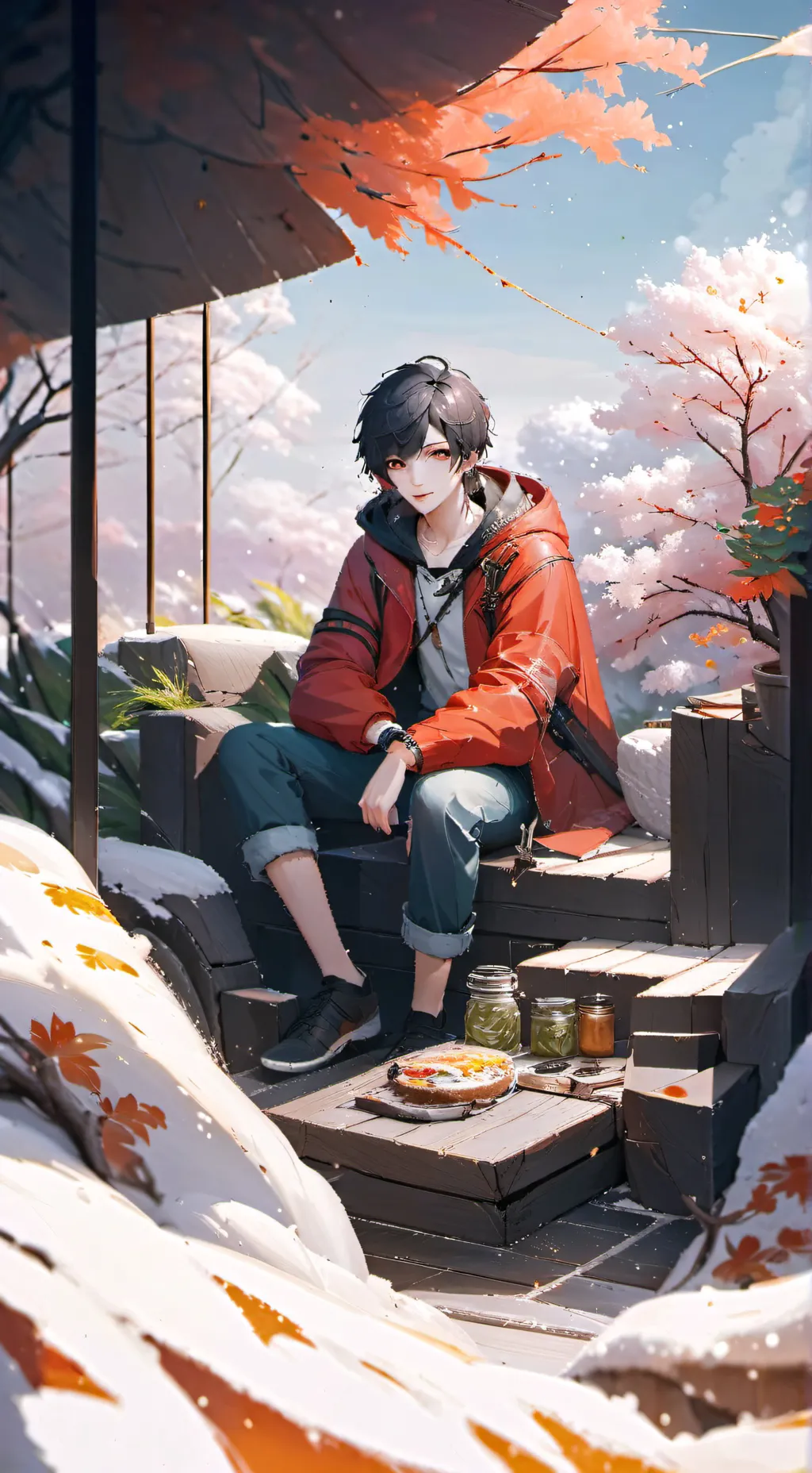 ai character: Tu amor  background