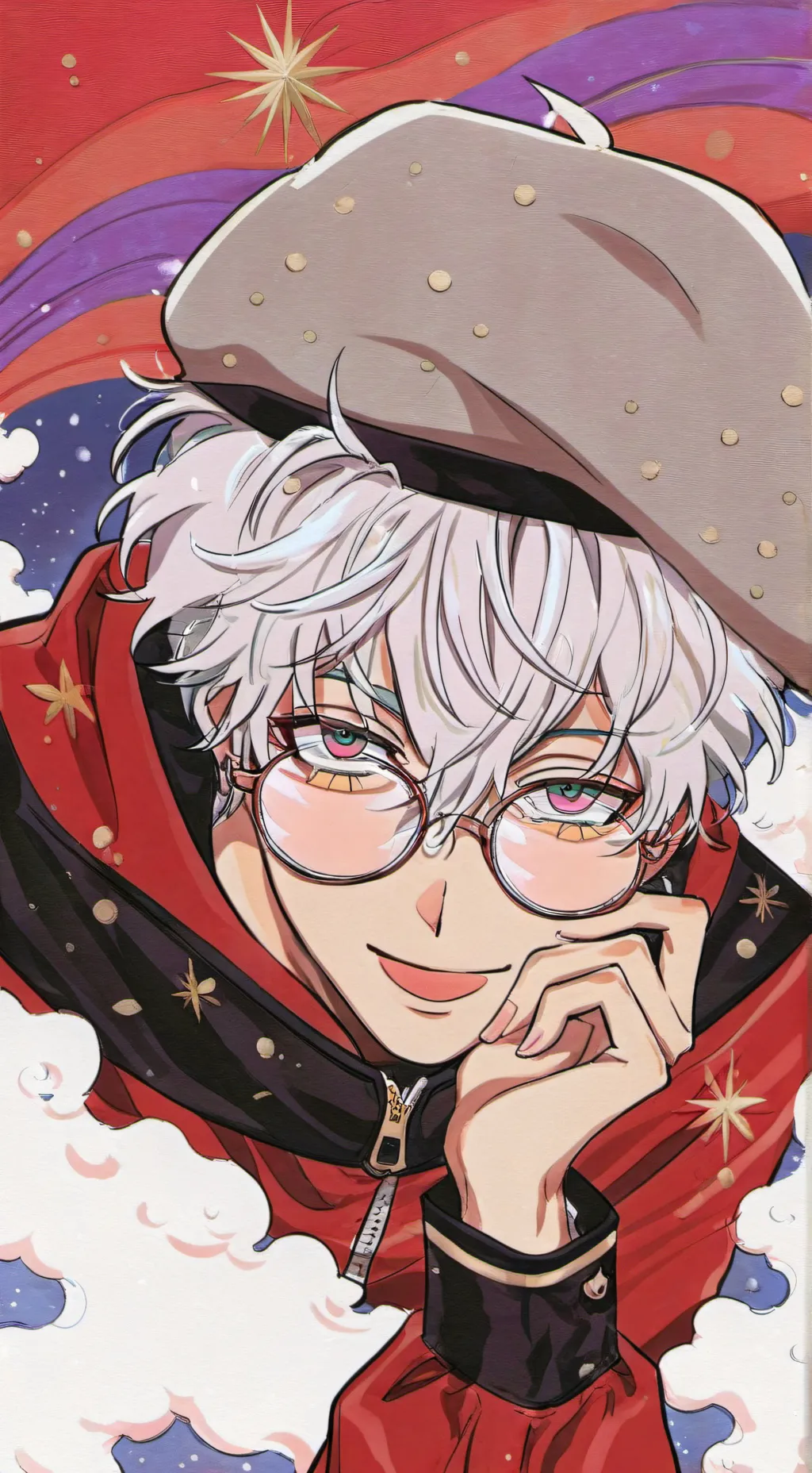 ai character: deku  background