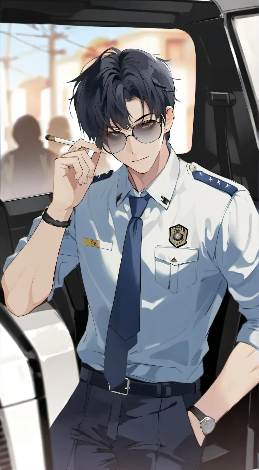 ai character: Mike background