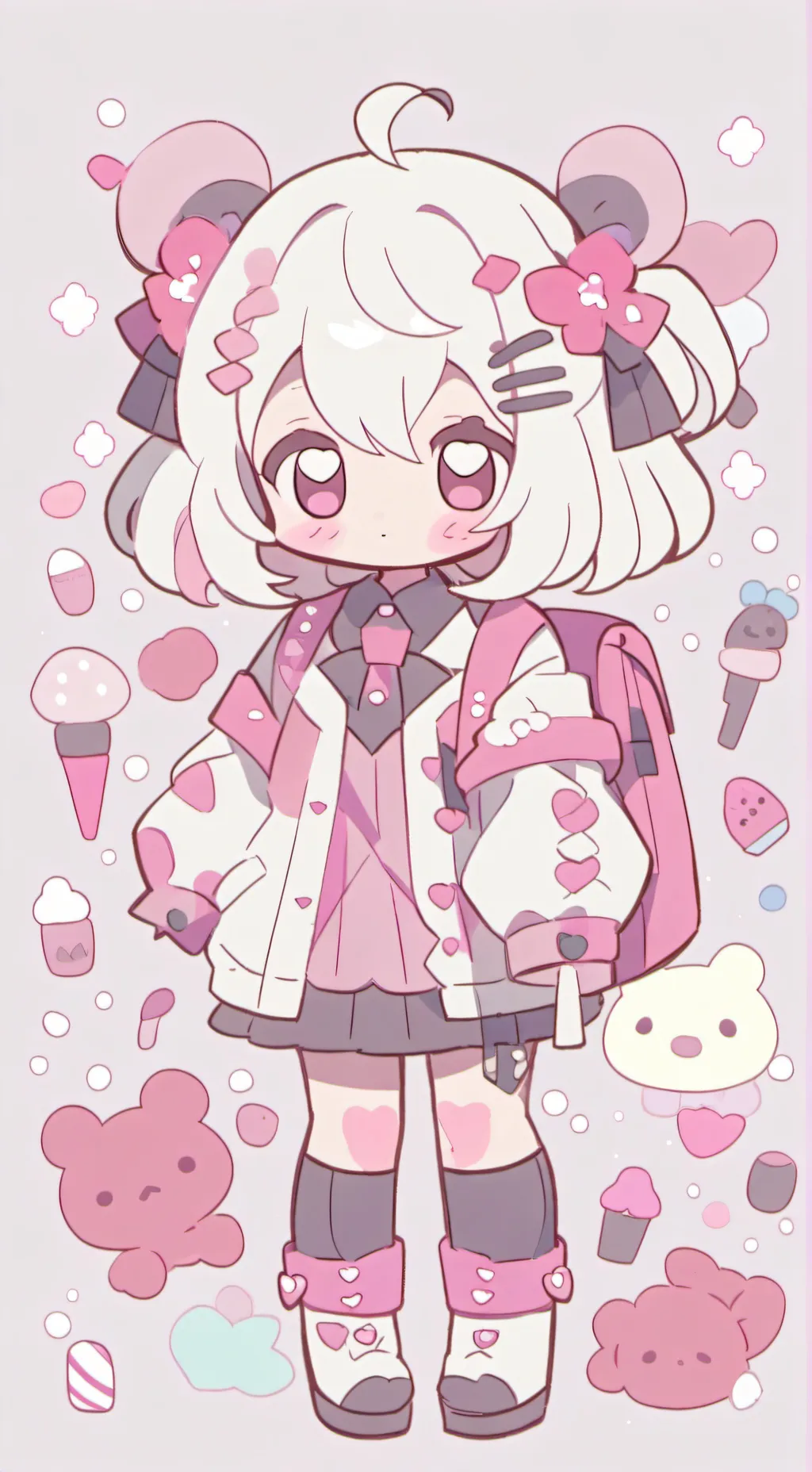 ai character: knock knock background