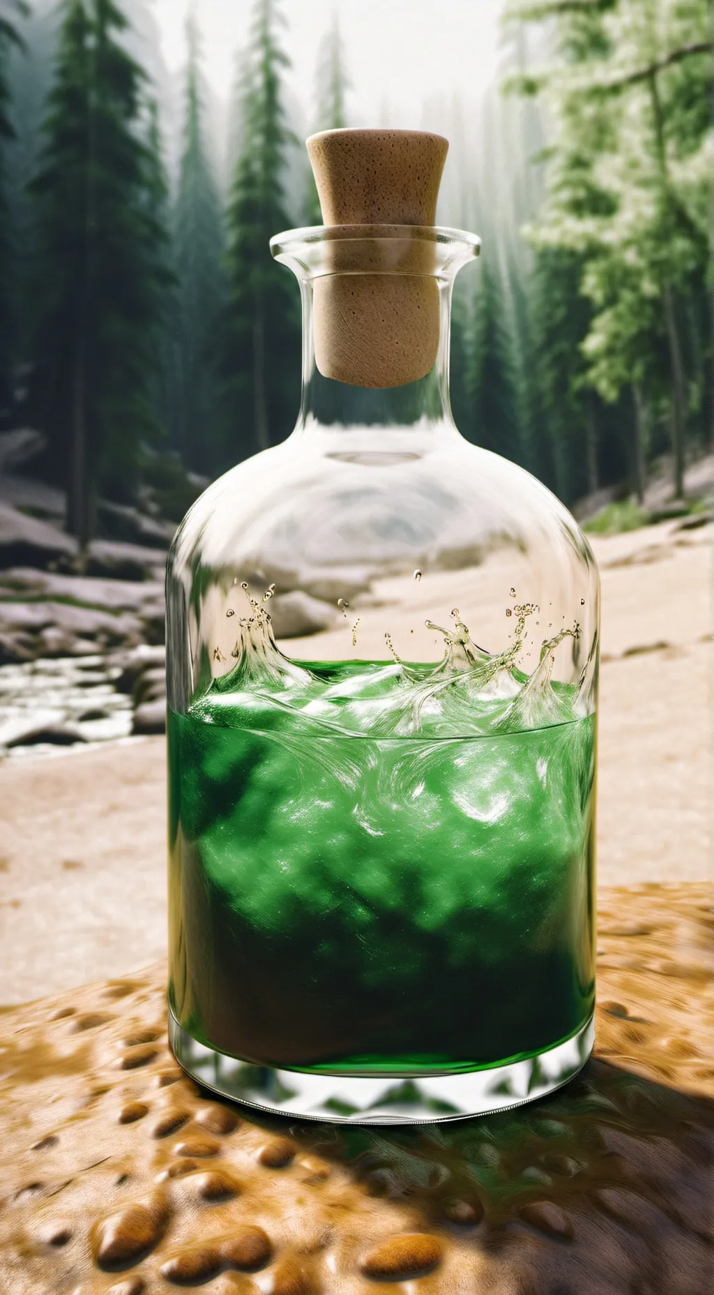 ai character: consumption potion background