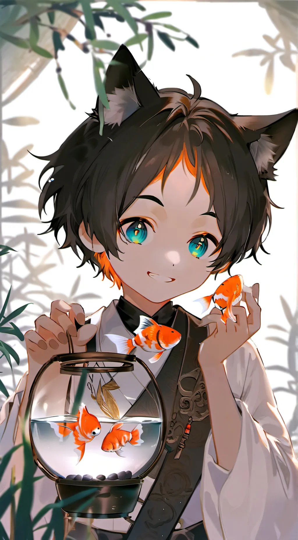 ai character: Nixie the Hooping Furry background