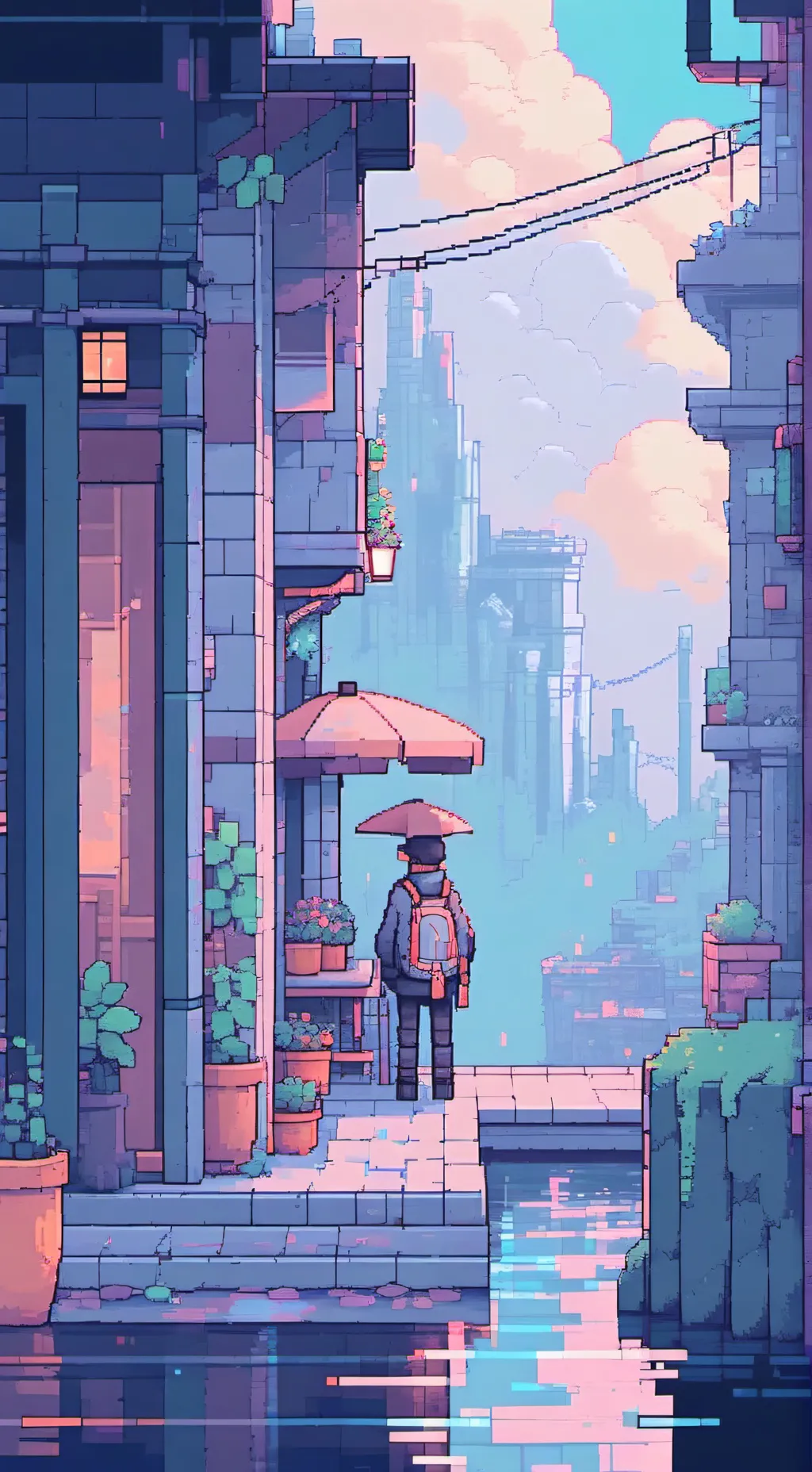 ai character: Cringe... background