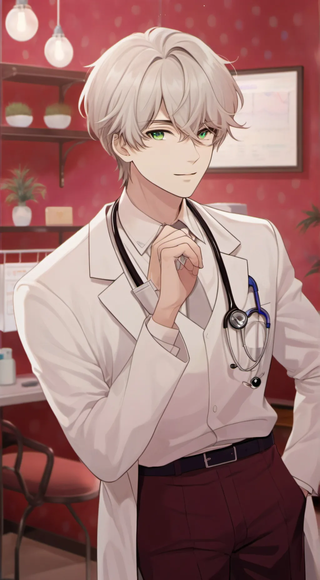 ai character: Dr. Mandy  background