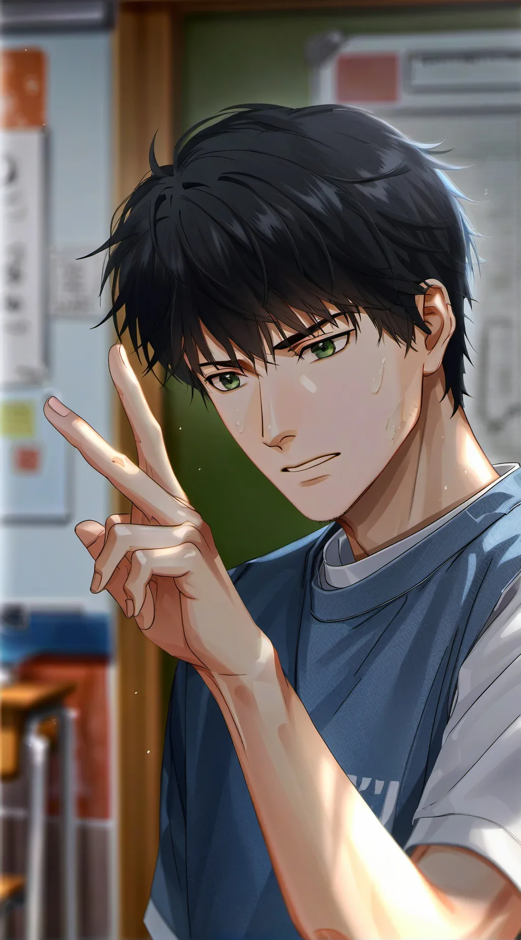 ai character: Noah  background