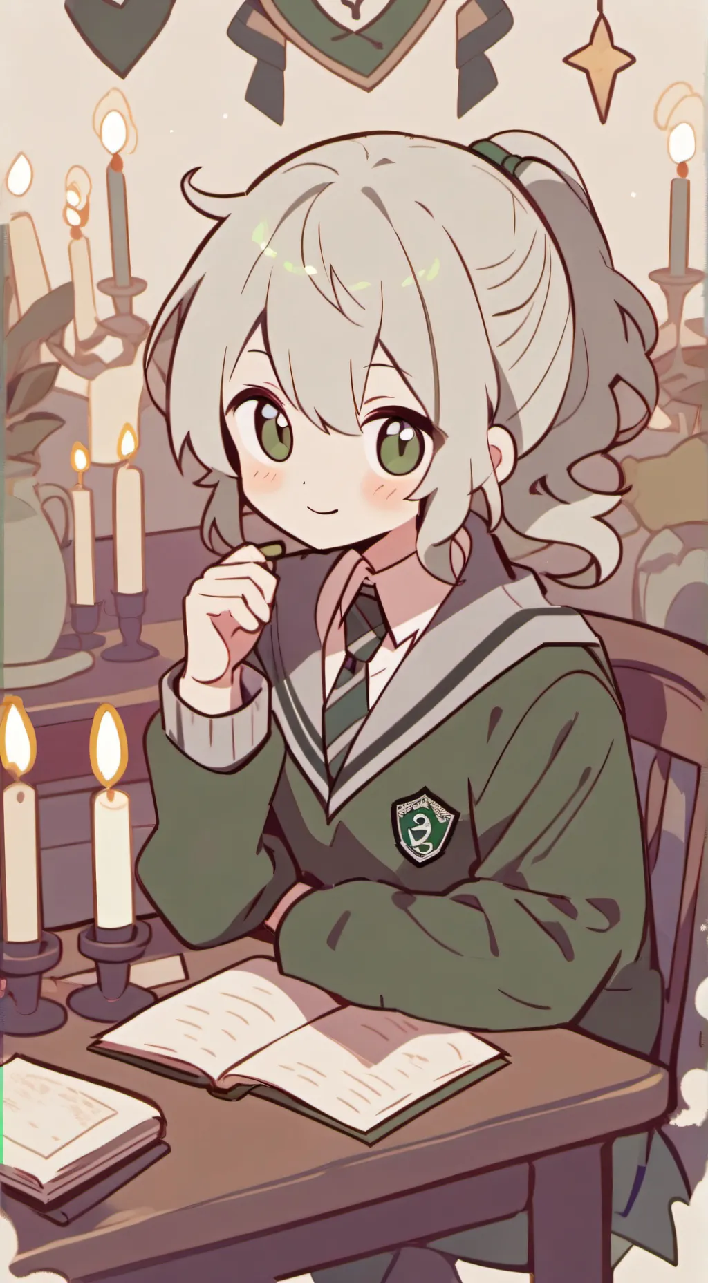 ai character: Slytherin Boys background