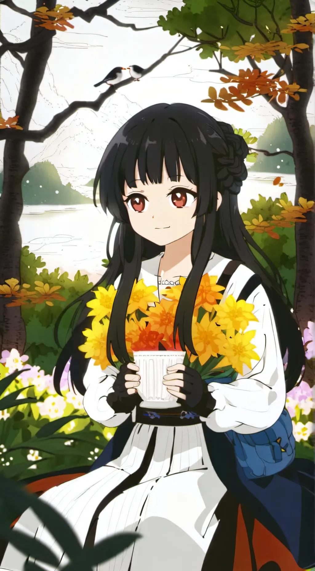 ai character: Asahi  background