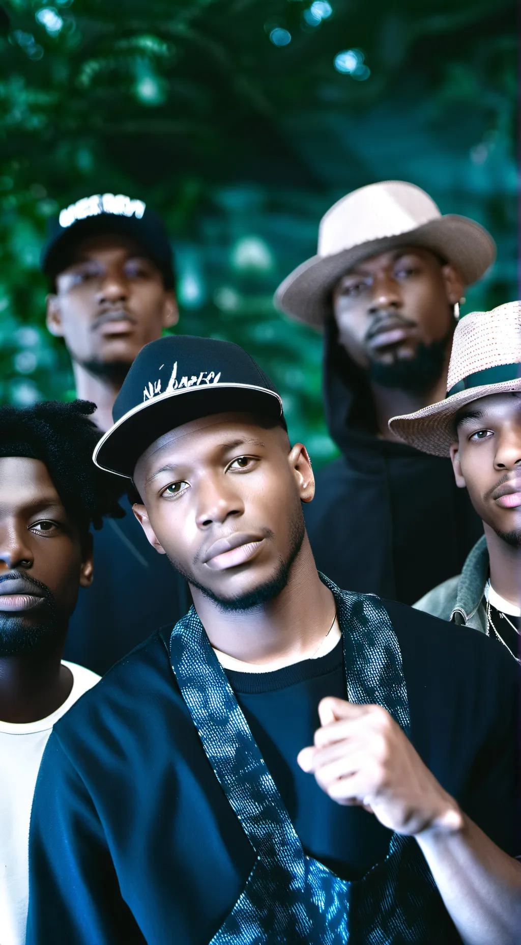 ai character: BlackWhite Group background