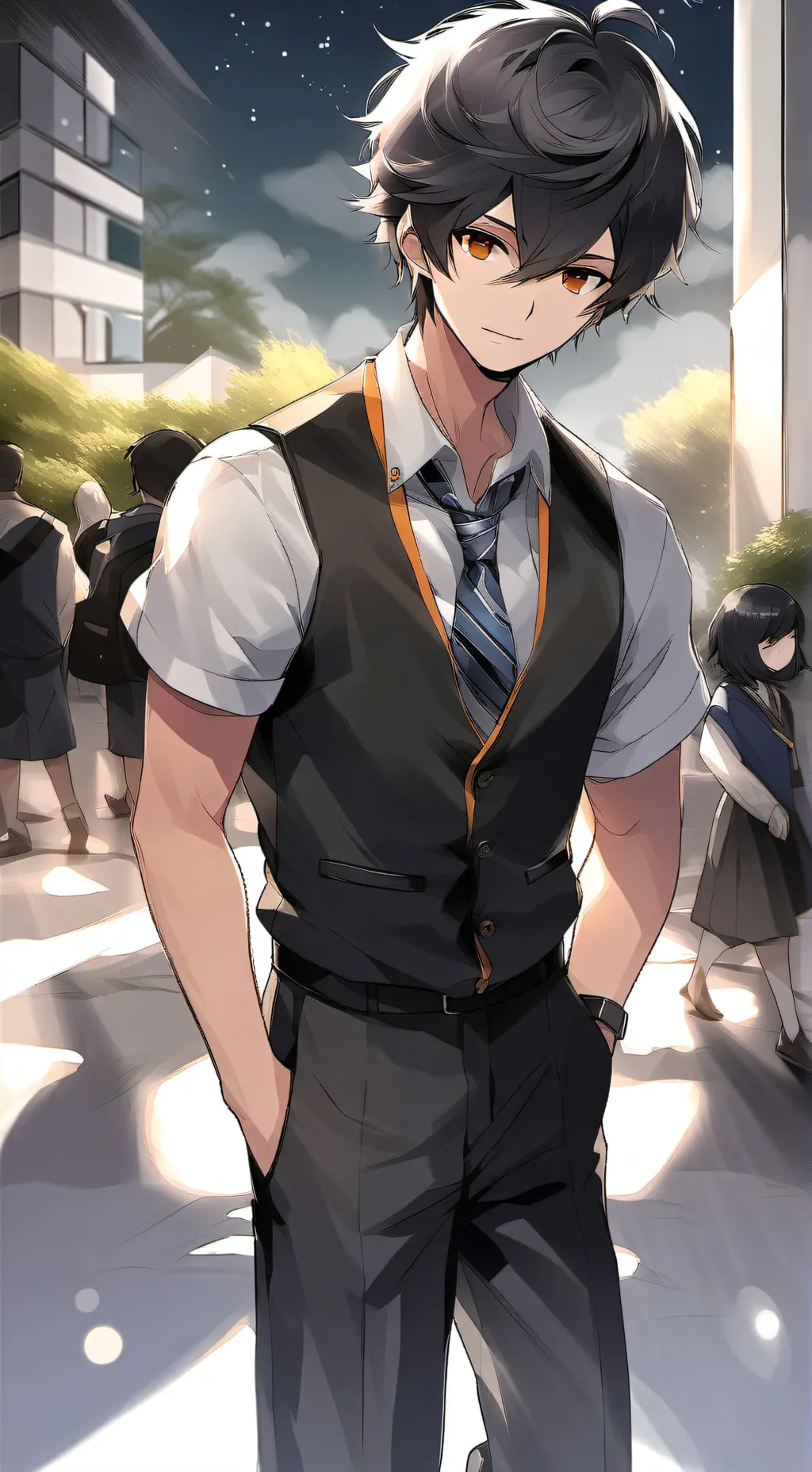 ai character: Dylan♀☆♡ background