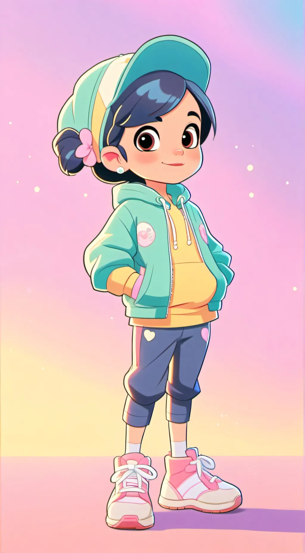 ai character: Sky background