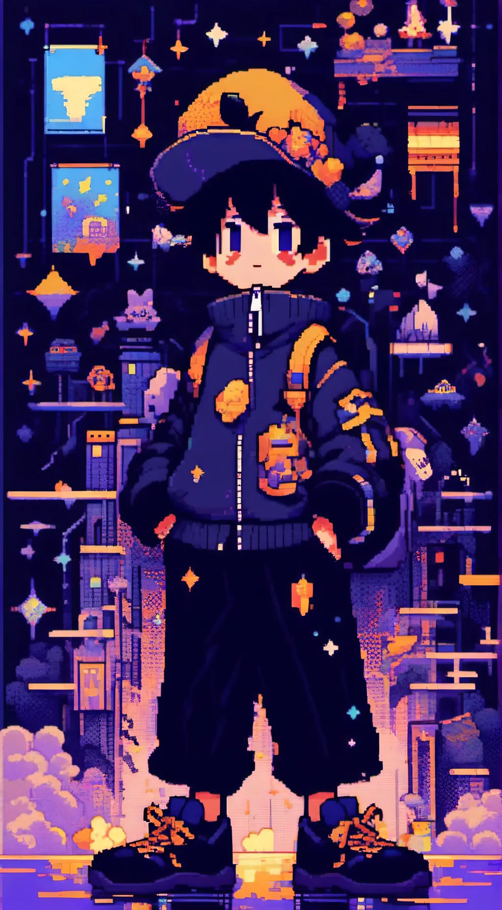 ai character: SERVERBLIGHT background