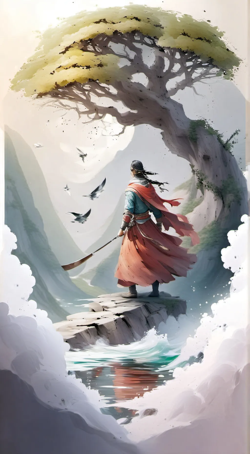 ai character: GUERRIERO⚔️🗡️🛡️ background